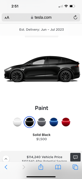 Tesla model x lease cost sales